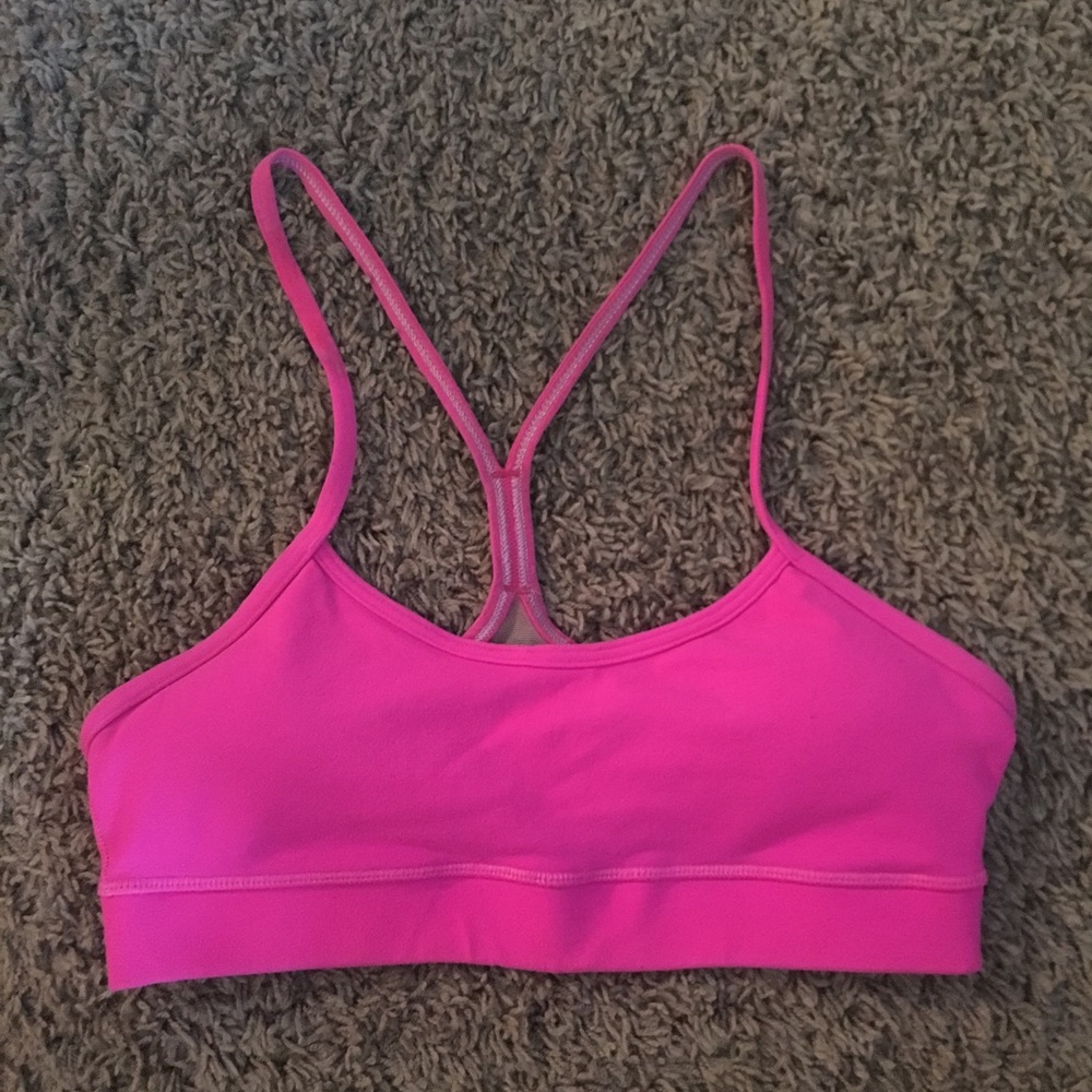 Hot Pink LuluLemon Sports Bra